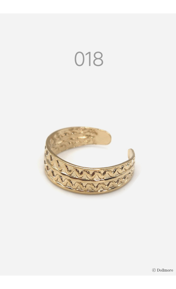 All size bracelet - Wave (14Kgold plating : 018)