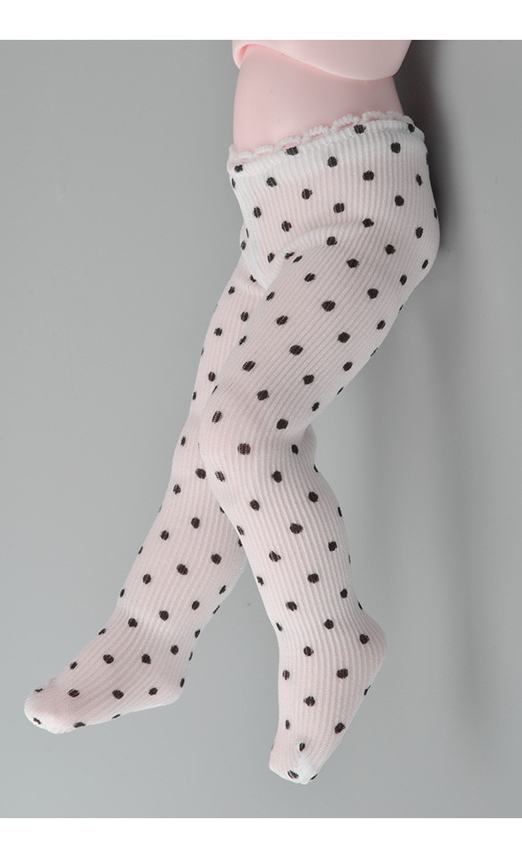 Dear Doll Size - CC Spot Panty Stocking (White)