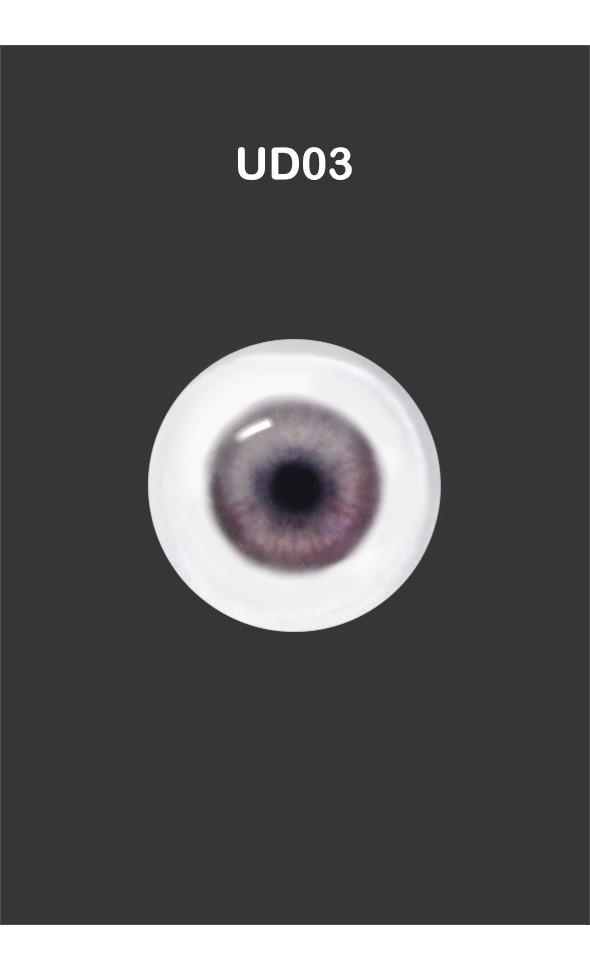12mm Painting Flat Round Glass Eyes (UD03)