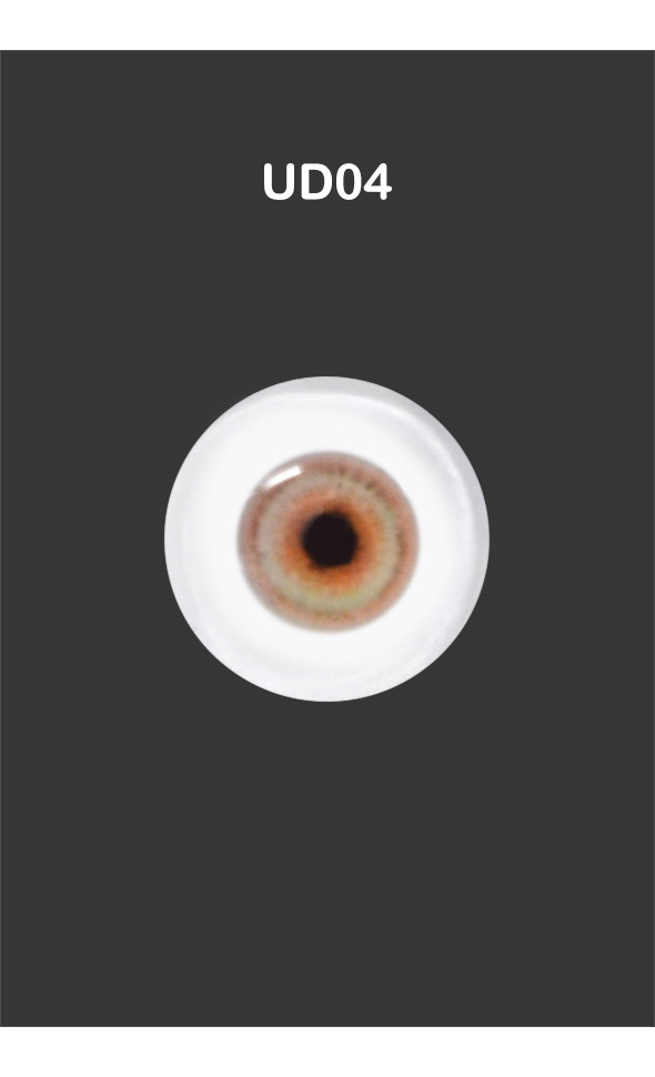 12mm Painting Flat Round Glass Eyes (UD04)