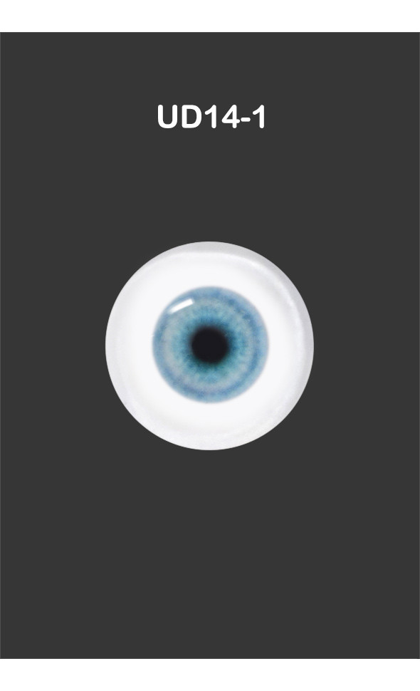 12mm Painting Flat Round Glass Eyes (UD14-1) 