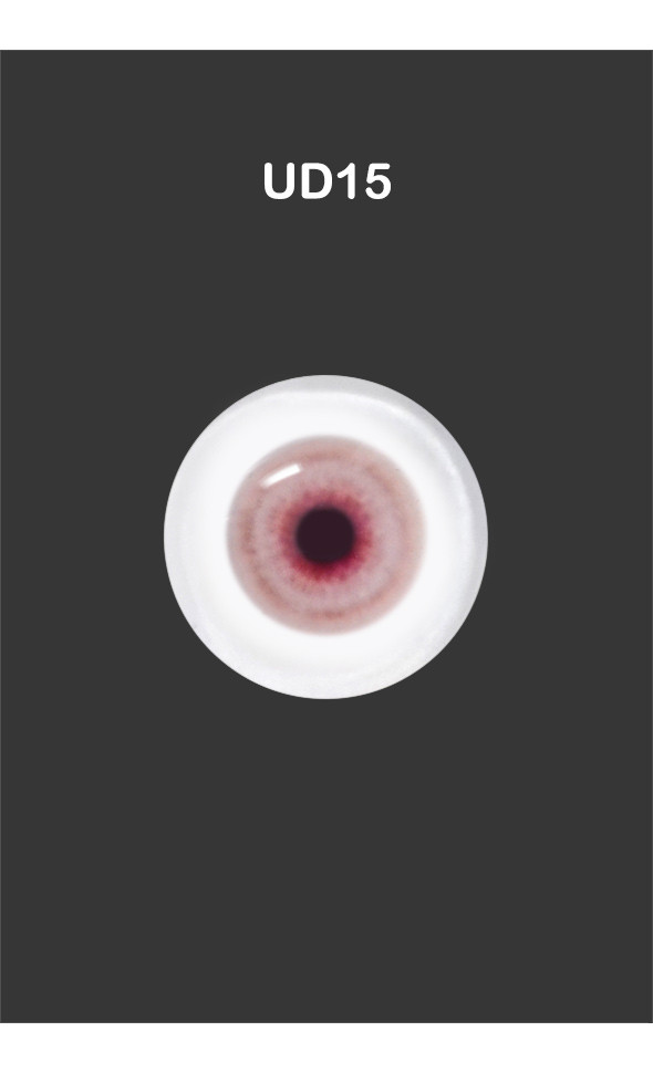 12mm Painting Flat Round Glass Eyes (UD15)  