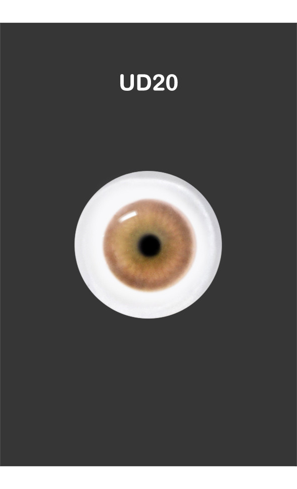 12mm Painting Flat Round Glass Eyes (UD20)