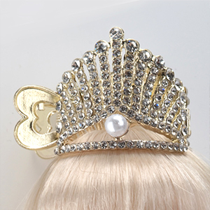 Vare Crown Rhine Stone Pin (Gold - Dia)