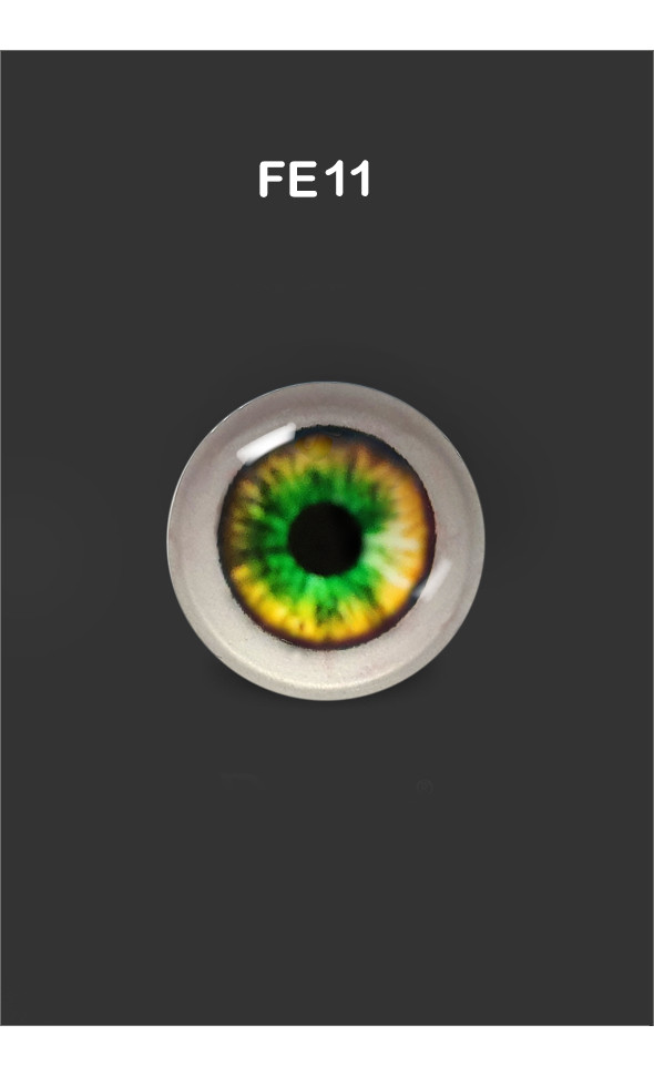 12mm - Omga Flat Round Glass Eyes (FE11)