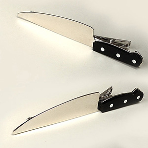 Big Kitchen Knife Pin (Black)
