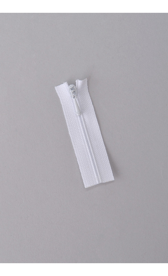 Mini Doll Zipper (White)