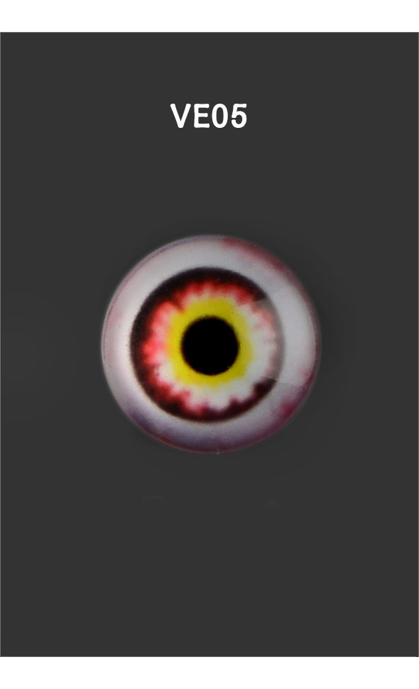 12mm - Omga Flat Round Glass Eyes (VE05)