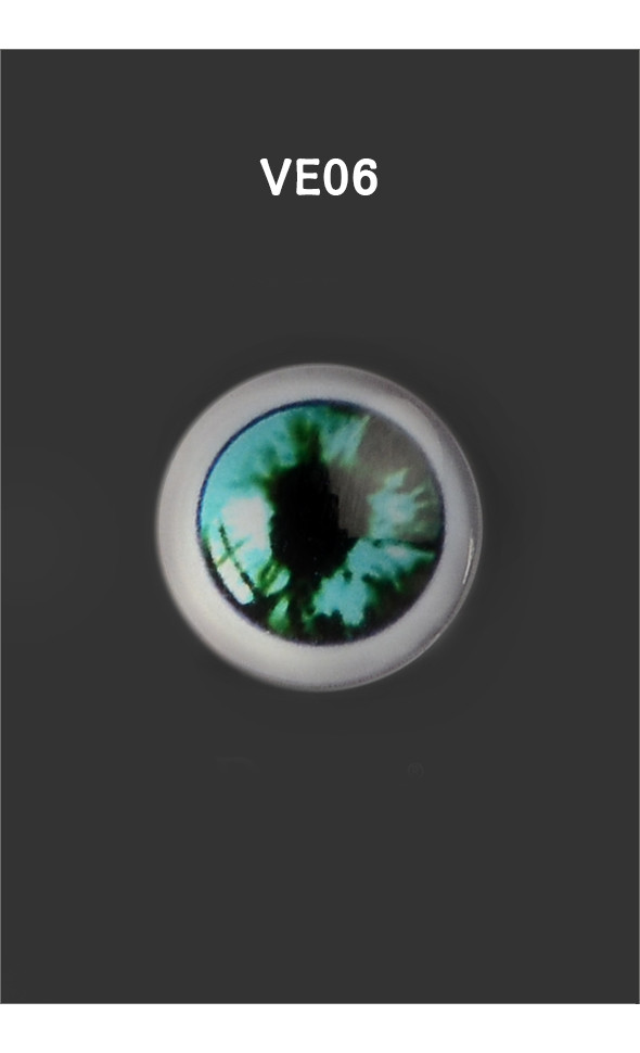 12mm - Omga Flat Round Glass Eyes (VE06)