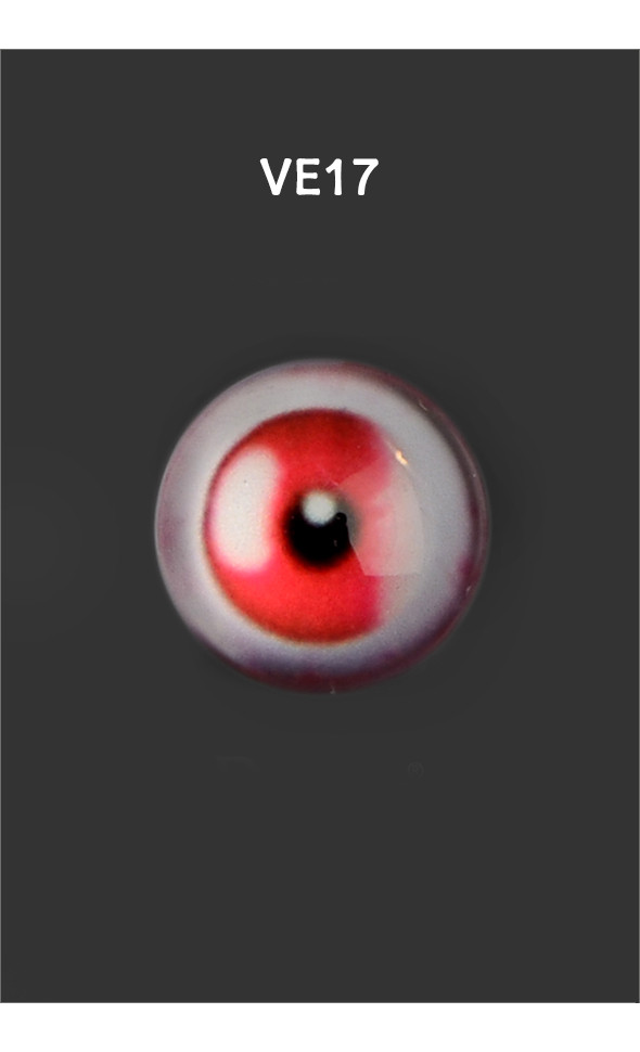 12mm - Omga Flat Round Glass Eyes (VE17)