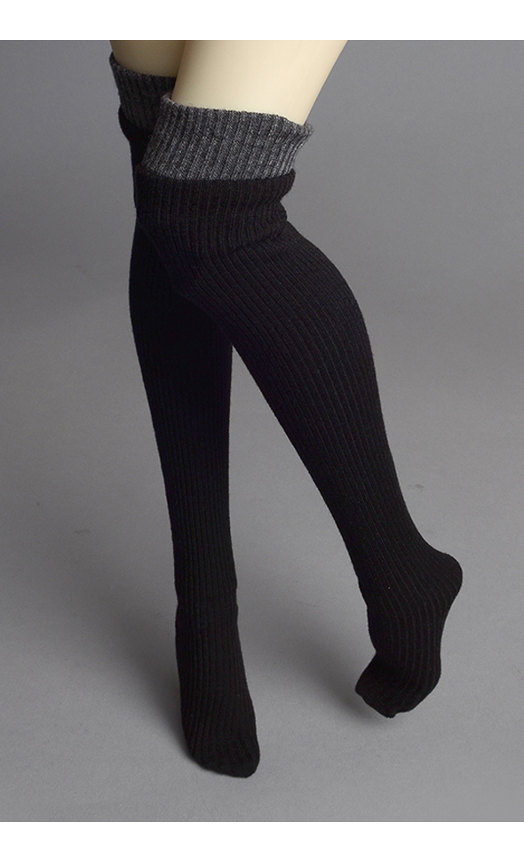 SD - L Knee socks (Black)