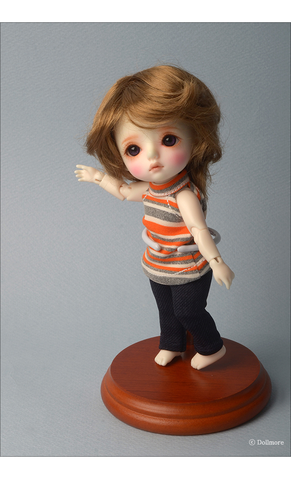 Dollmore Doll Stand For 14cm~17cm Doll (Thick Waist : Large Base/Thick Waist)