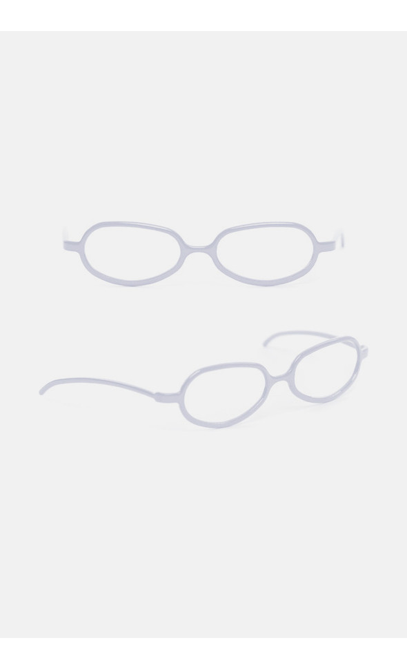 SD - Shape Steel Lensless Frames Glasses (White)