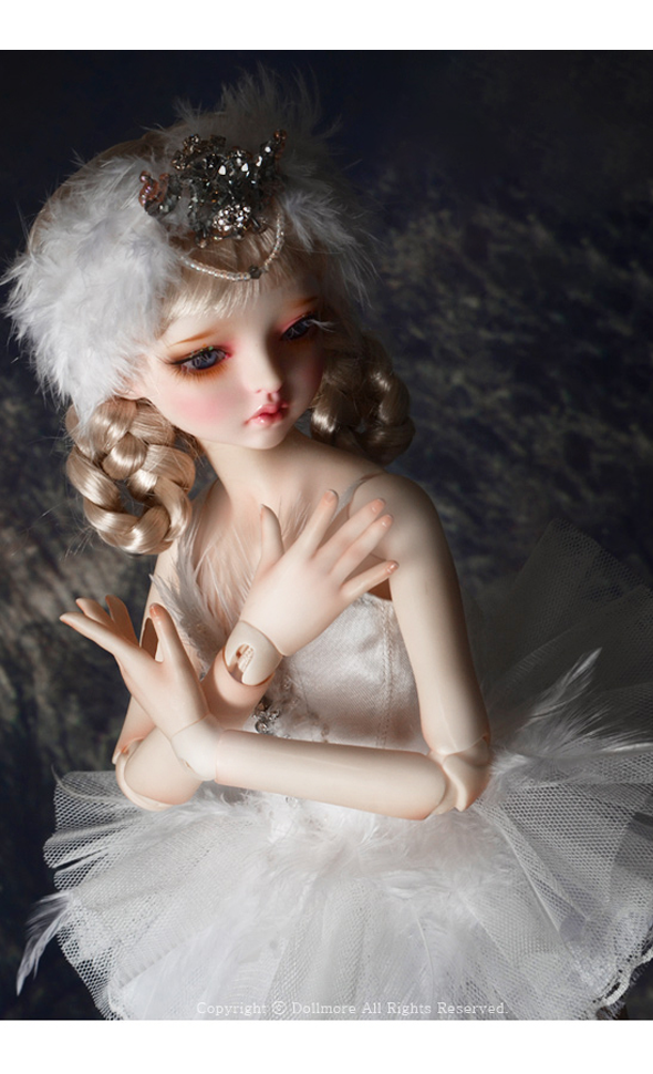 (Limited Costume) Kid Doll Size - White Swan Lake Dress Set - LE20