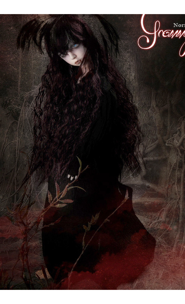 (Limited Costume)MSD Size - Black Glass Side Clothes - LE44
