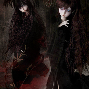 (Limited Costume)MSD Size - Black Glass Side Clothes - LE44
