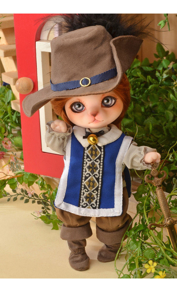 (Limited Costume)Bebe Doll Size - Puss in boots Blue Clothes Set - LE10