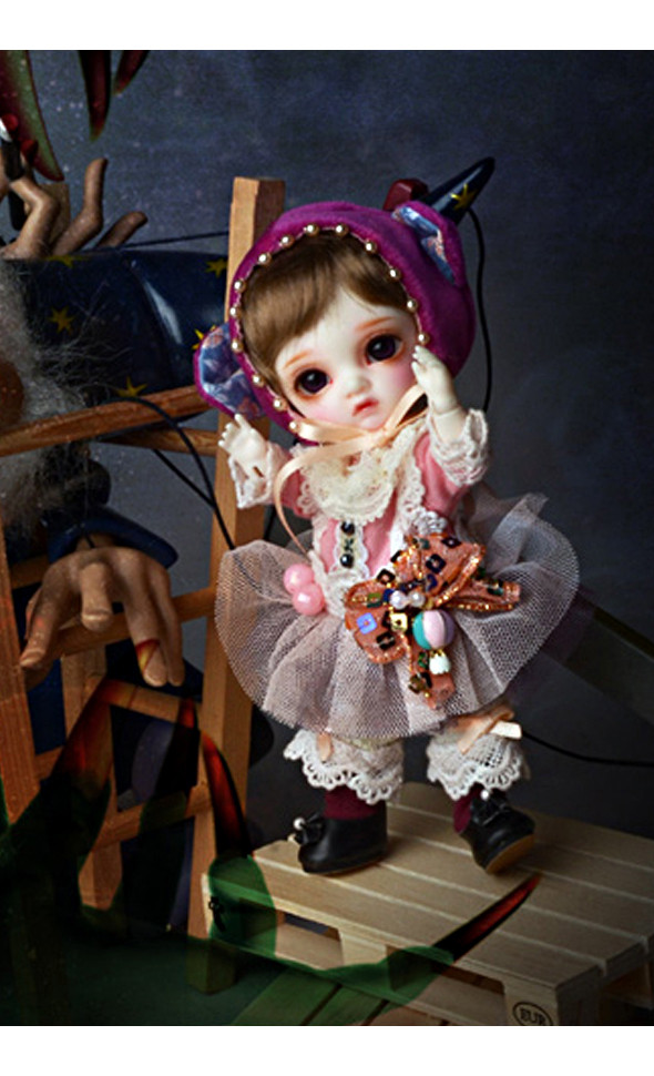 (Limited Costume)Bebe Doll Size - Adorable Clown Dress Set - LE20