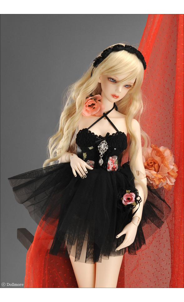 Model F - Zizhelline Dress Set (Black)[B6]
