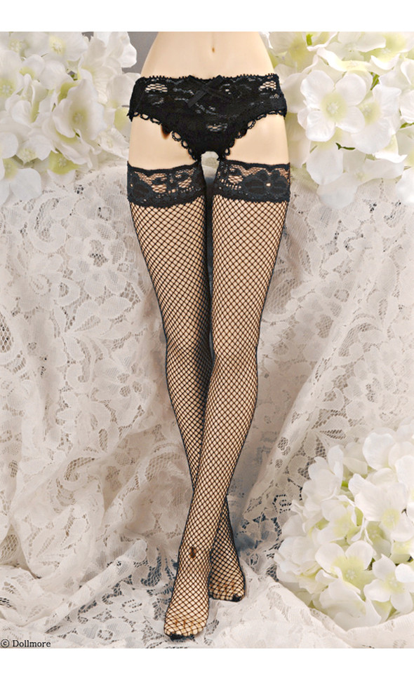 SD Size - Net Stockings (Black)[B2-4-2]