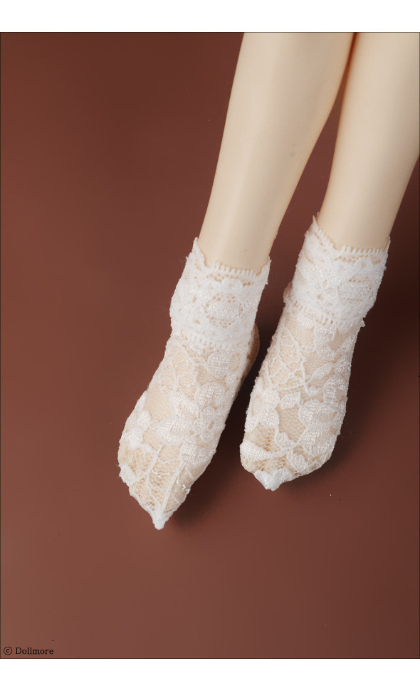 MSD - ARF Lace Socks (White)[A9-5-2]