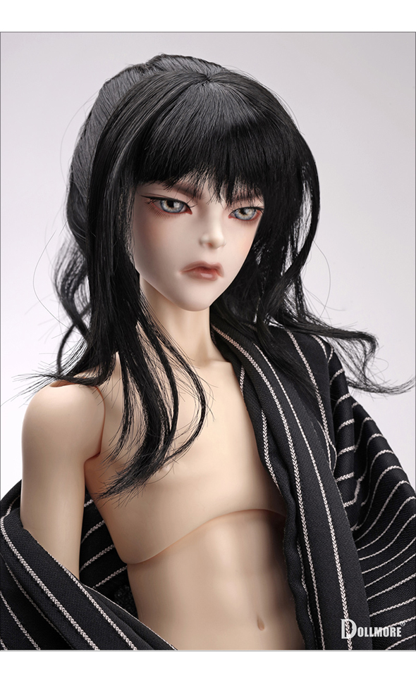 (8-9) Samu Ponytail Wig (Black)[C6-5-7]