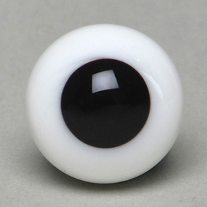 12mm Bb Glass Eyes (V44 Black)