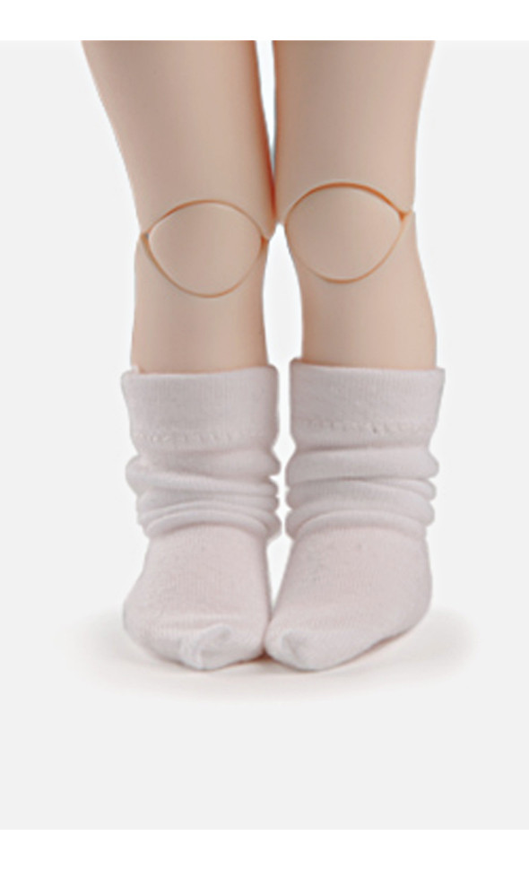 Dear Doll Size - Loose Socks (White)