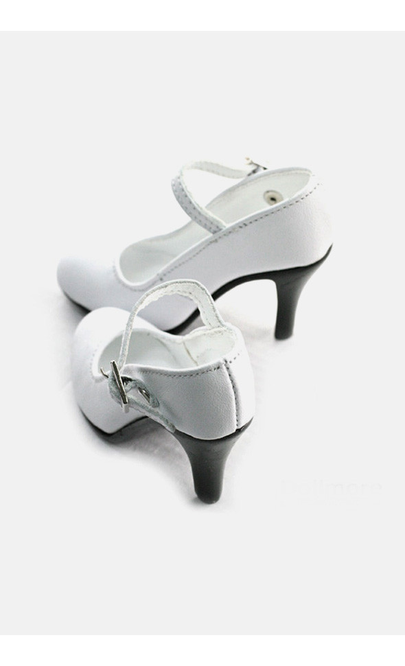 Model Doll F(high heels) Shoes - Basic Shoes (White)