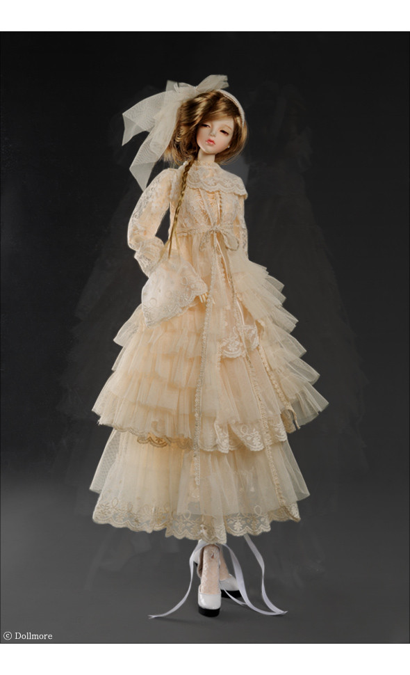 Model F - Narae Princess Dress Set (Ivory)[B5]Last