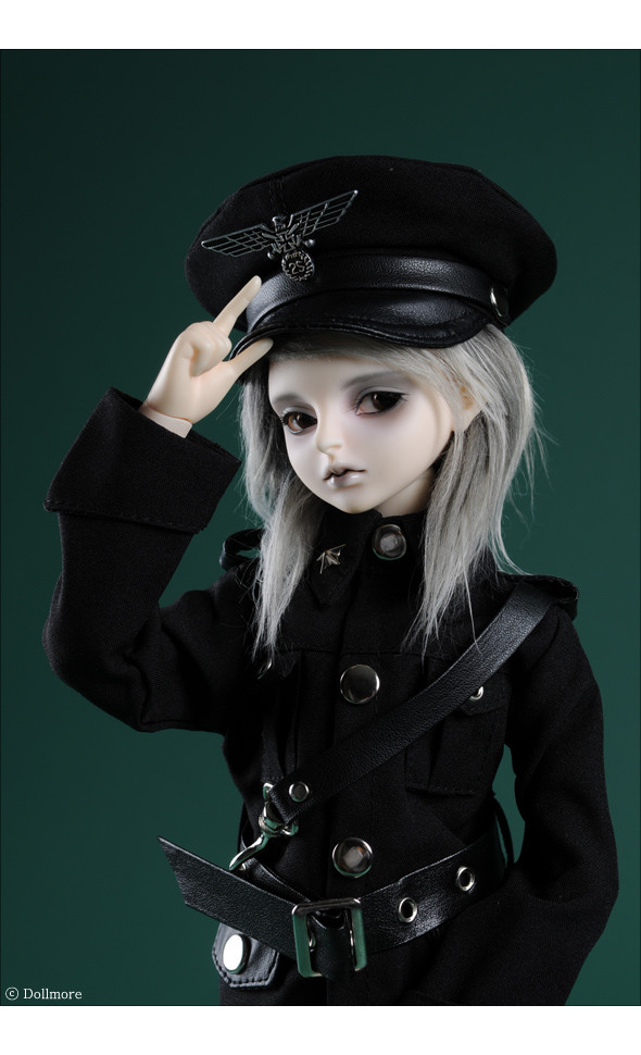 (7-8) Officer Hat (Type- Black C)