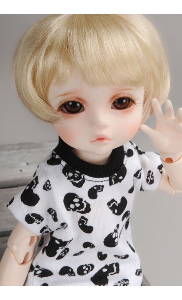 Dear Doll Size - Aston Skull T (White)[K7]