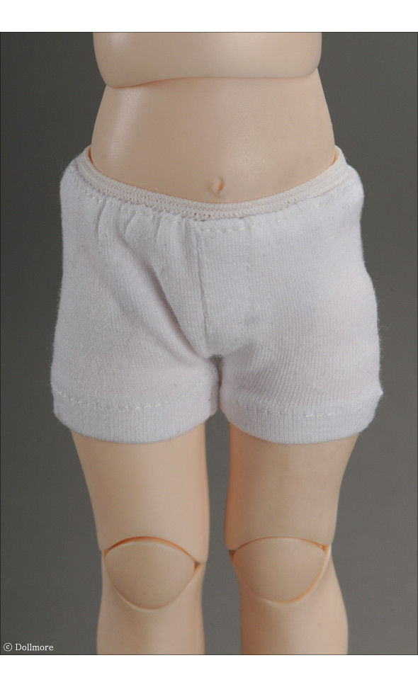 Dear Doll Size - Boy trunk span panties (White)