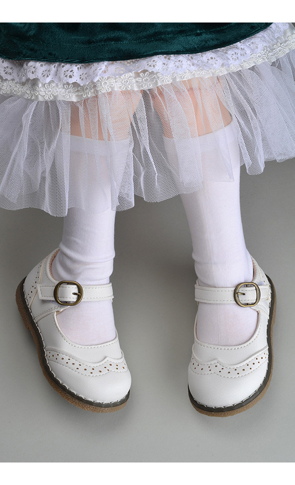 Lusion Doll Shoes - Classic 4421 Shoes (White)