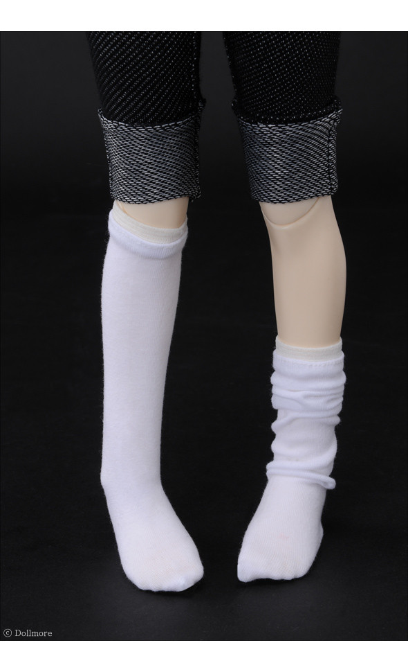 MSD - Smart Knee Socks (White)