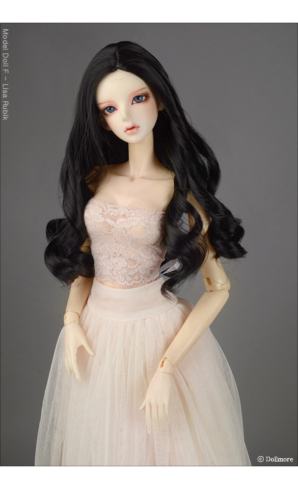 (8-9) Oenna Long Wig (Black)