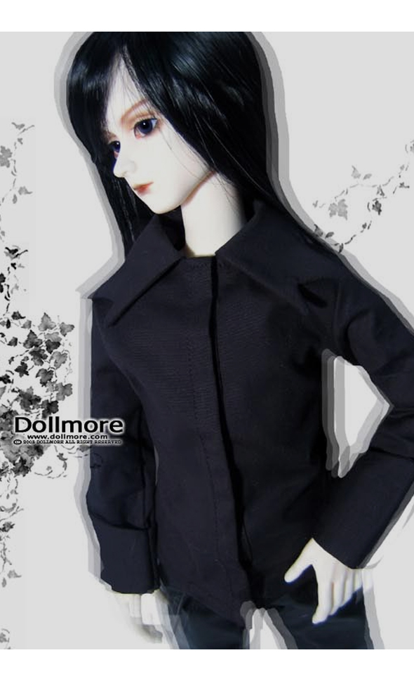 SD - Bat Collar Blouse(Black) - Boys