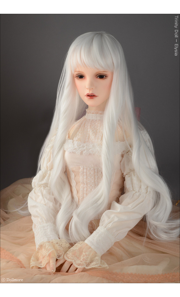 (13-14) Curdin Long Wig (White)