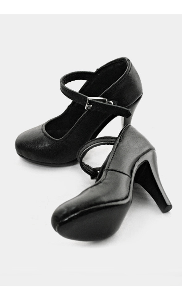 Model Doll F(high heels) Shoes - Basic Shoes (Black)
