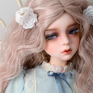 Rose Rosa Pin (White)