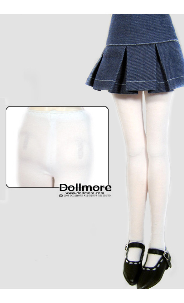 SD - Panty cotton stockings(White)