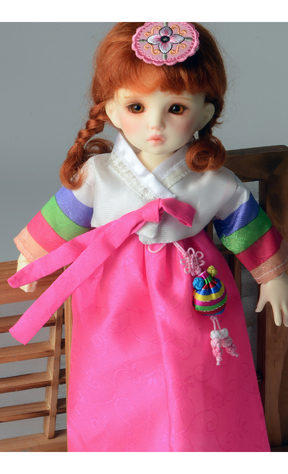 USD - Happy Hanbok Dress Set (D Pink)