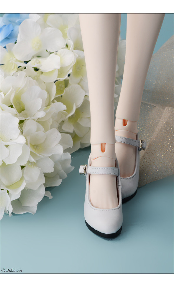 SD (high heels) Shoes - Basic Shoes (White)[B3-5-3]