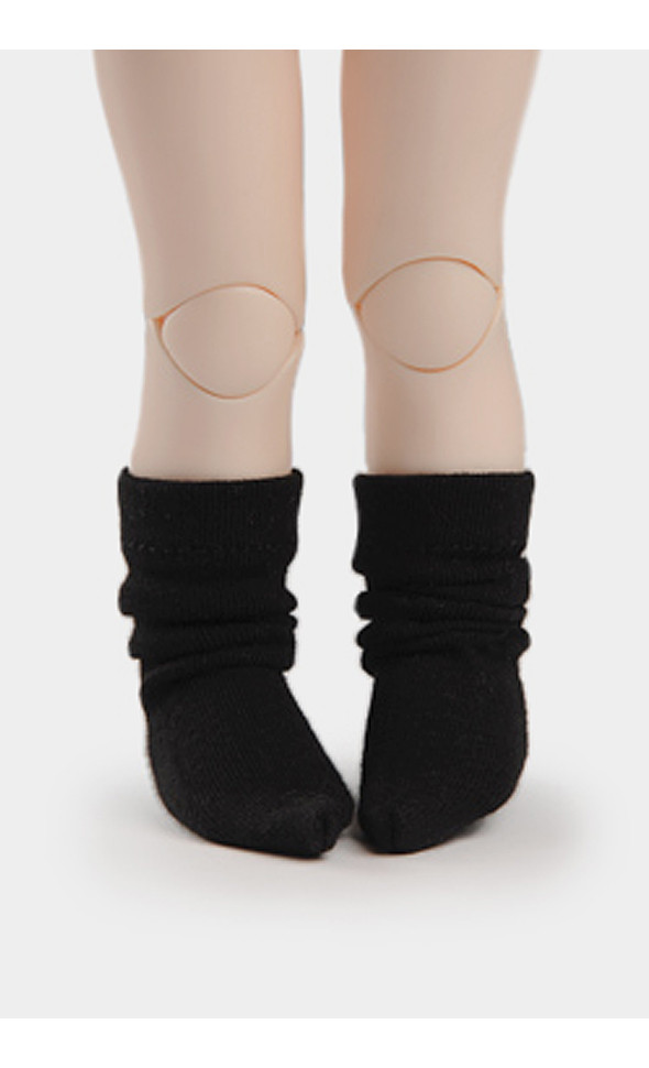 Dear Doll Size - Loose Socks (Black)