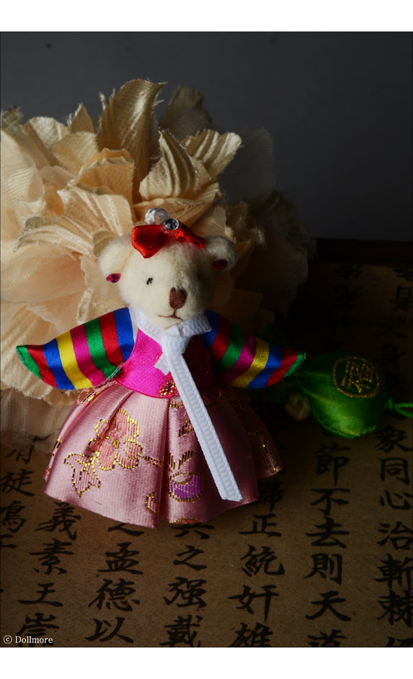 For Doll - Hanbok Bear (한복 곰인형 : 6.5cm)