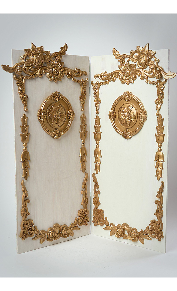 Antique Two Panel Partition (ONGW-002)