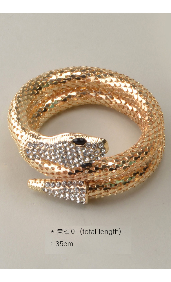 Trinity Doll size - Snake Necklace (Gold)