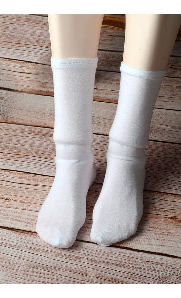 Trinity Doll M Size - Basic Socks (White)