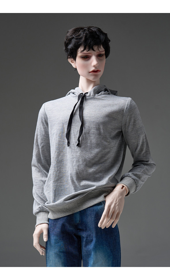 Trinity Doll M Size - Basic Hood T shirt (Gray)