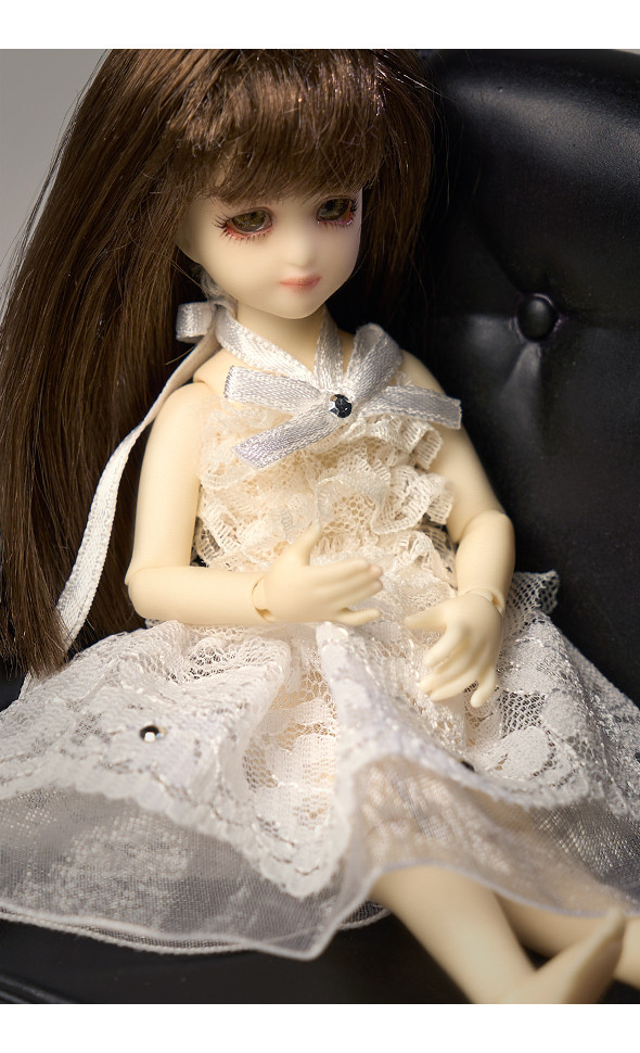 Banji Doll Size - ND Silp Dress (White)